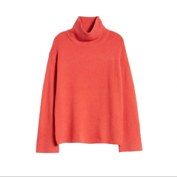 NEW SOMETHING NAVY CORAL TURTLENECK SWEATER - Picture 8 of 8